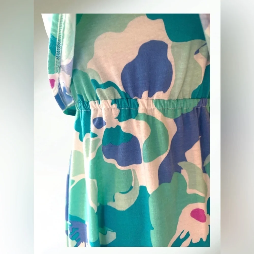 The Children Place Girls Sea Blue Spaghetti Strap Dress Size XL 14
